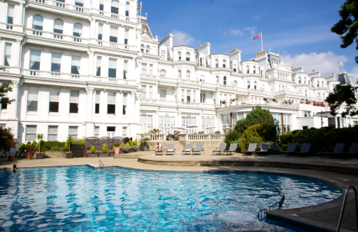 The Grand Hotel Eastbourne swimming pool'